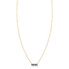 Black Diamond 1111 Necklace