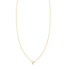 Delicate handcrafted gold 'C' initial necklace, custom-made for you