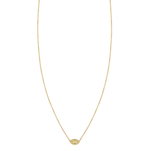 14K Gold Evil Eye Necklace