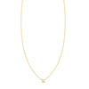 Fine jewelry gold necklace with the letter 'R', exquisite personalized design by Phoenix Roze