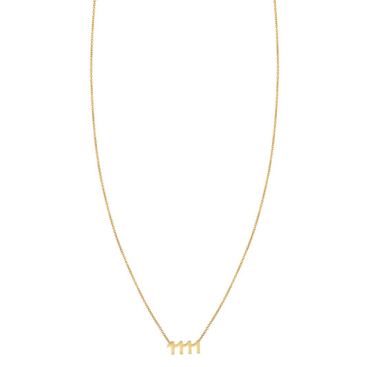 Gold 1111 Necklace