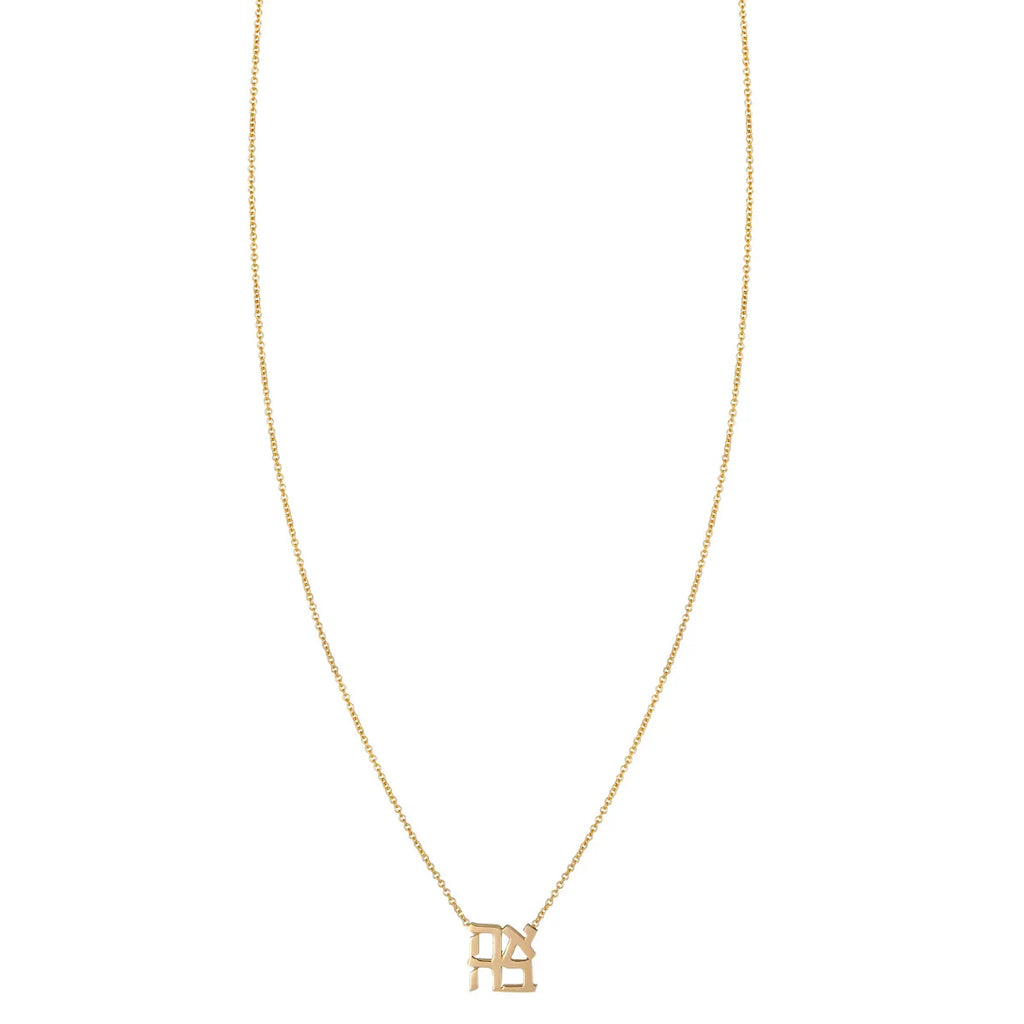 14K Gold Ahavah Necklace