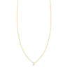 Personalized gold necklace featuring the letter 'J' by Phoenix Roze. Tailored for your individual elegance.