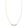 10 round ruby arch necklace prn 502 r