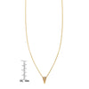 diamond vertical spike necklace scale measurement