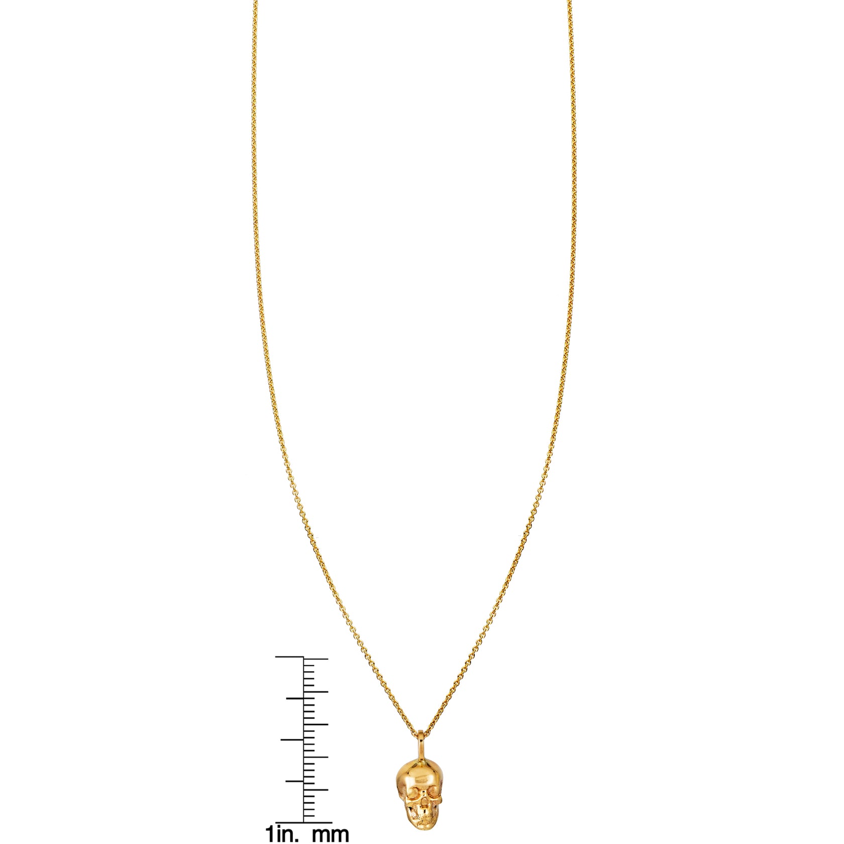 Medium Gold Skull Necklace With Ruler ?v=1652993456&width=1680