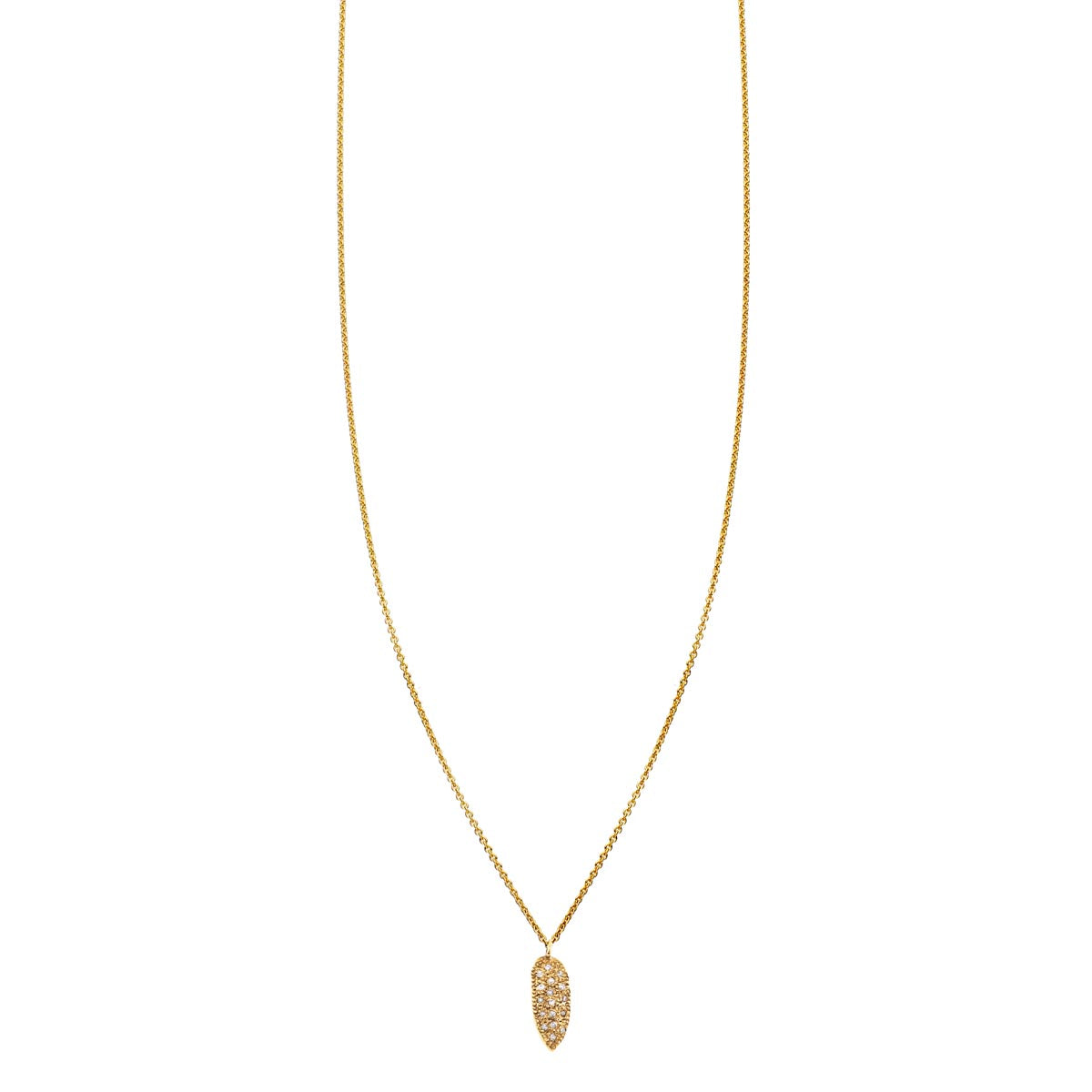 Diamond & Gold Chip Necklace – Phoenix Roze