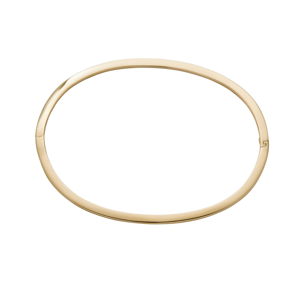 Solid Gold Hinged Bangle Bracelet – Phoenix Roze