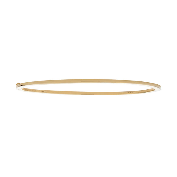 Solid Gold Hinged Bangle Bracelet – Phoenix Roze