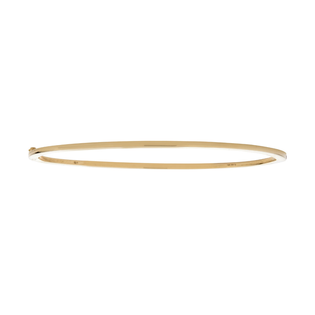 Thin solid gold on sale bangle